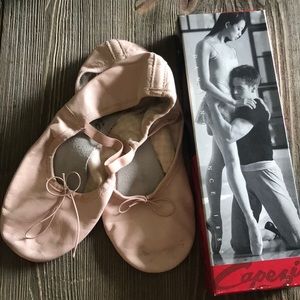 Capezio pink ballet shoes